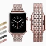 A Band Women designer ladies Pave Crystal Ultra 8 Wband